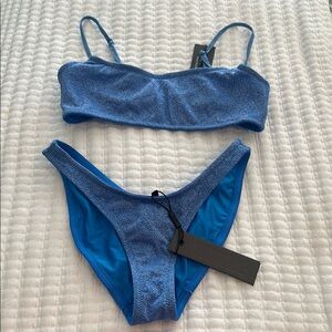 Blue Women's Swimwear Set